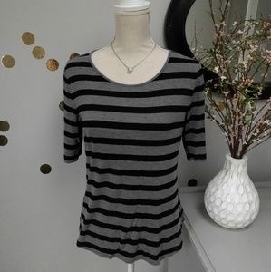 ~ Brand New! Apt. 9 Black and Gray Top